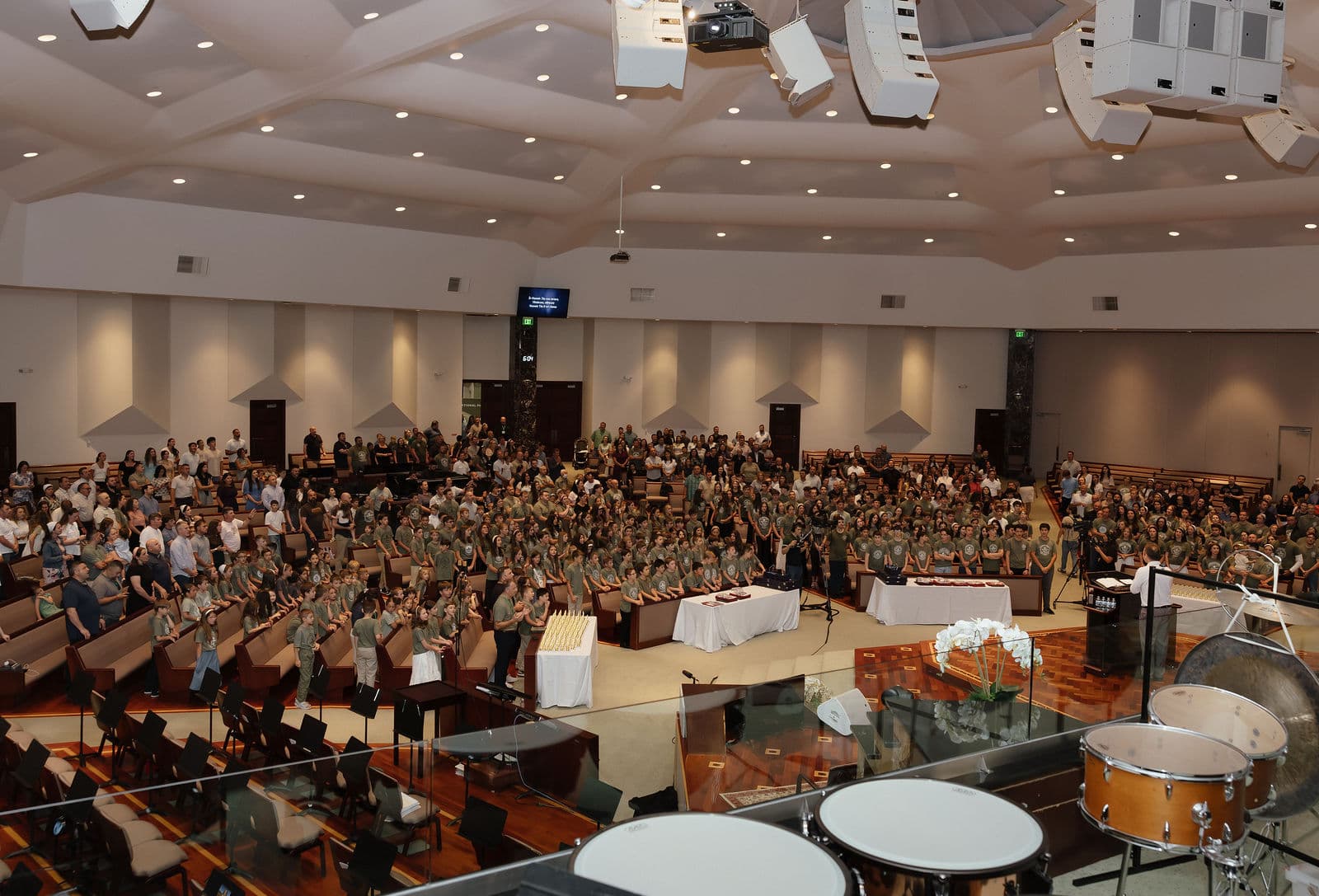 The full sanctuary seen from the balcony